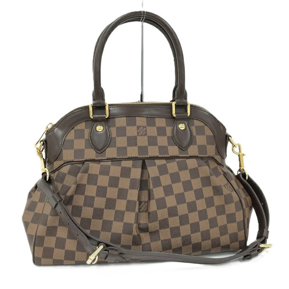 Louis Vuitton Trevi Shoulder Bag Damier Ebene Brown